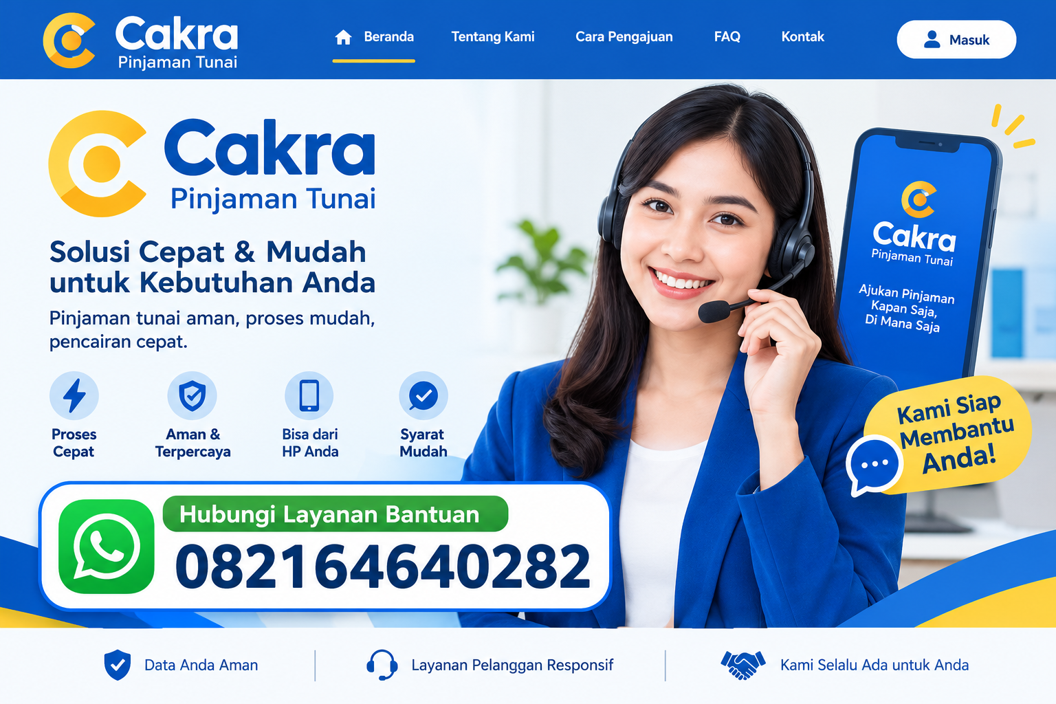 Cara Menghubungi Call Center Tunai Cakra